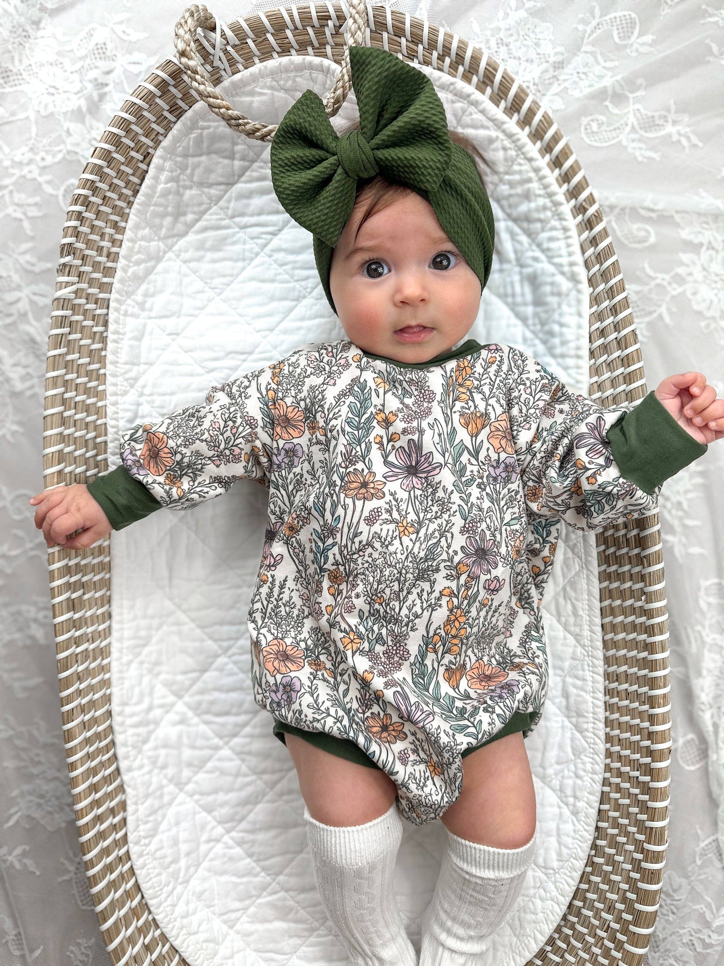 Wild Flower Bubble Romper