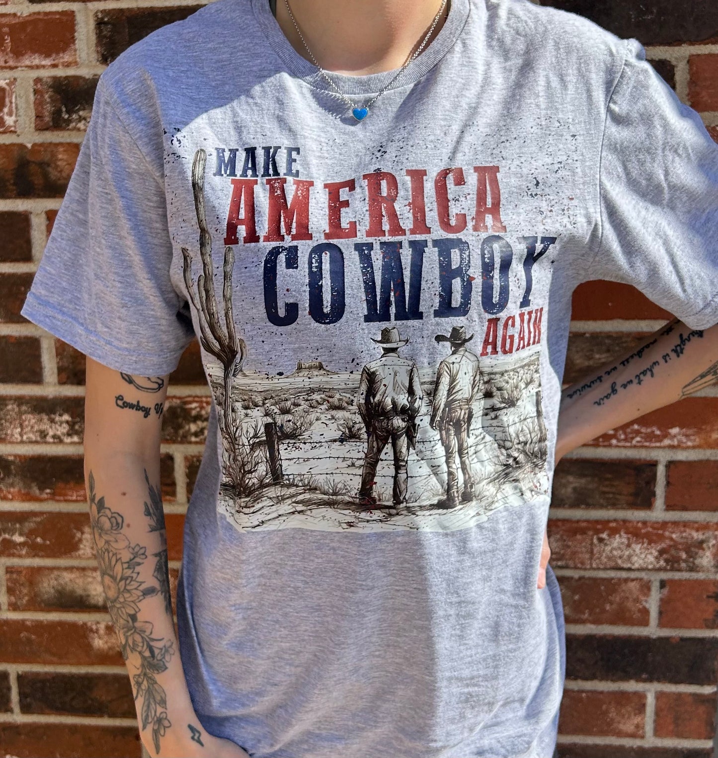 Make America Cowboy Again Western Sweatshirts & Tees