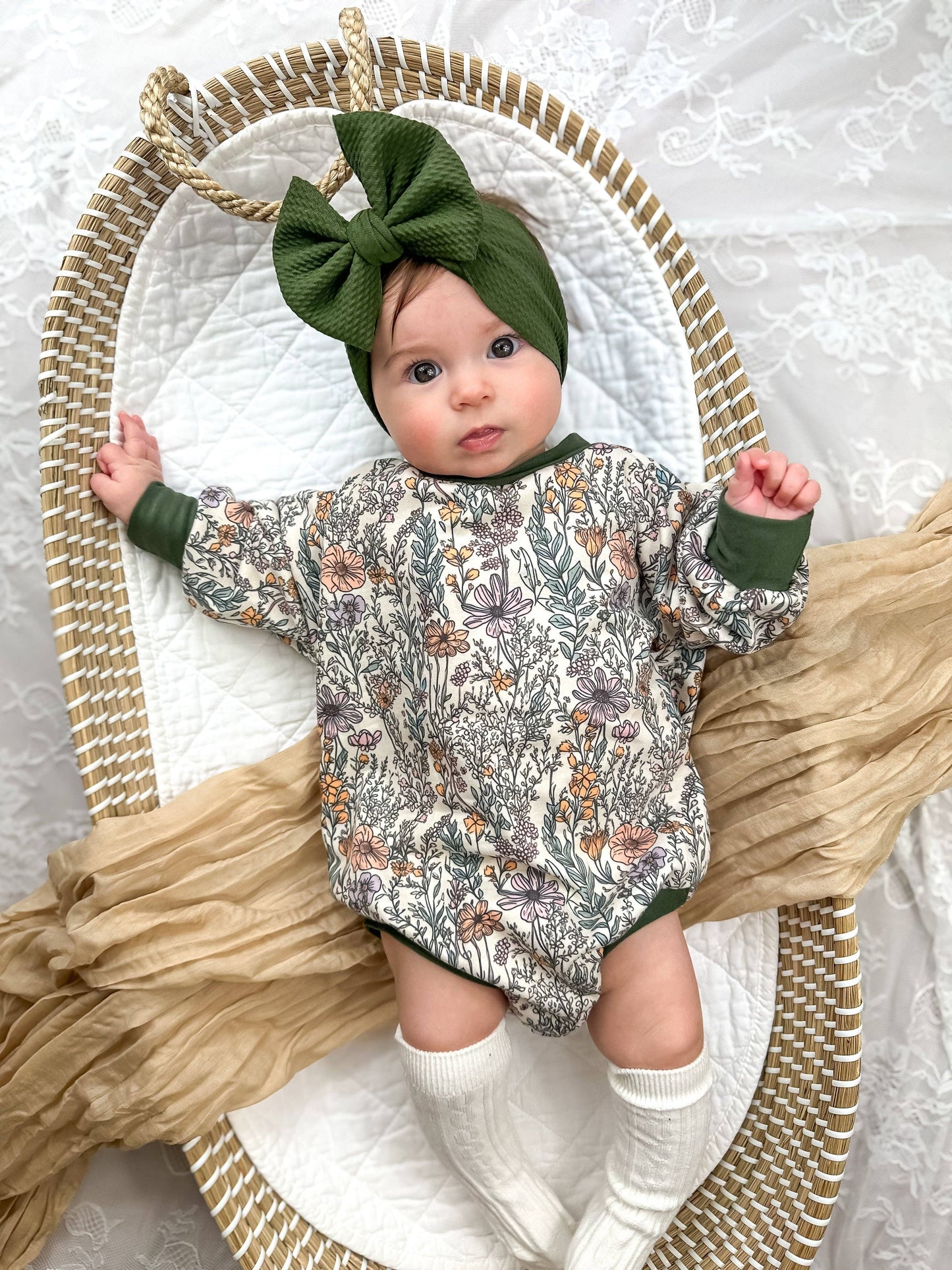 Wild Flower Bubble Romper