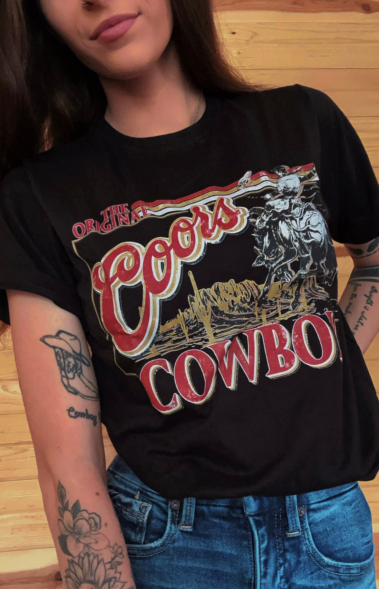 Coors Cowboy Western Graphic Tee | Rodeo Tee