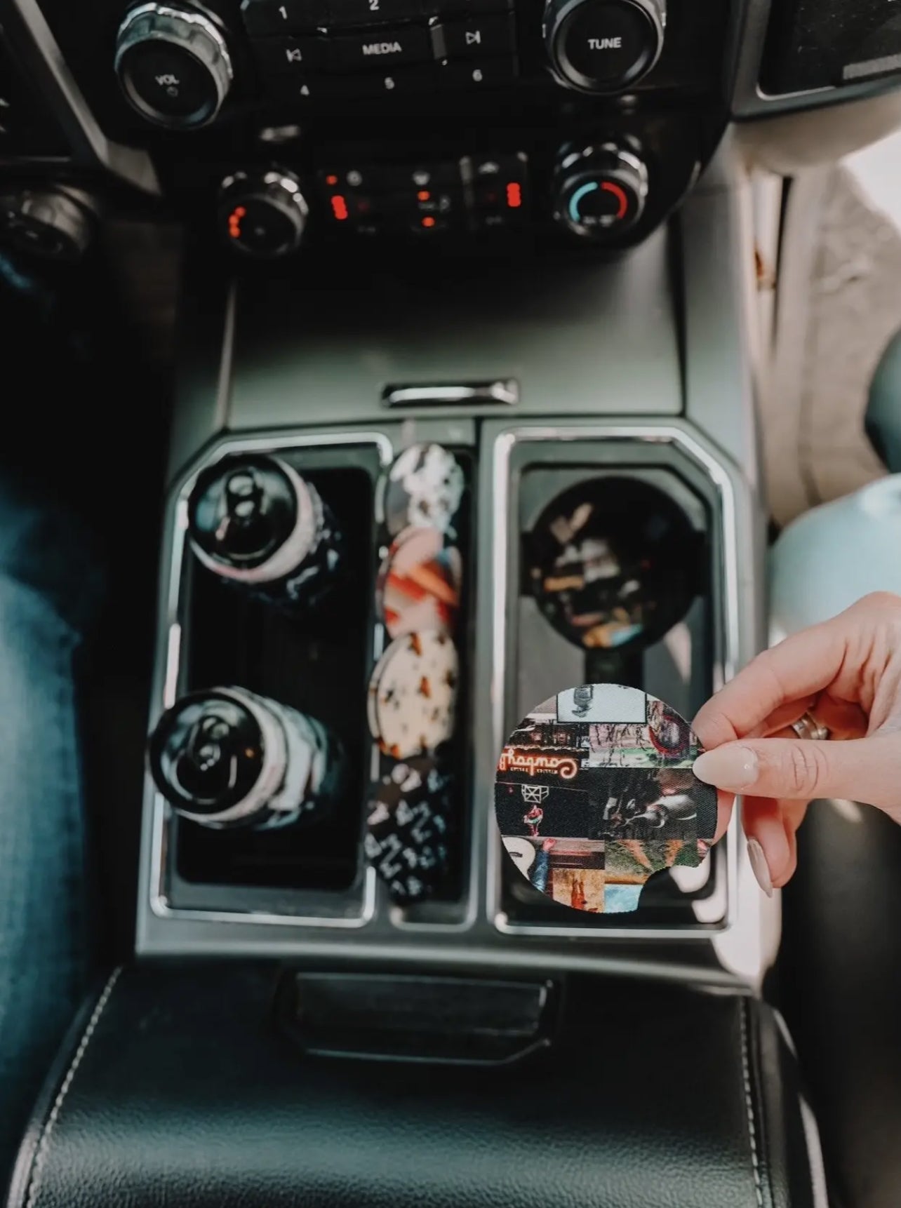 Punchy Car Coasters 2-Pack