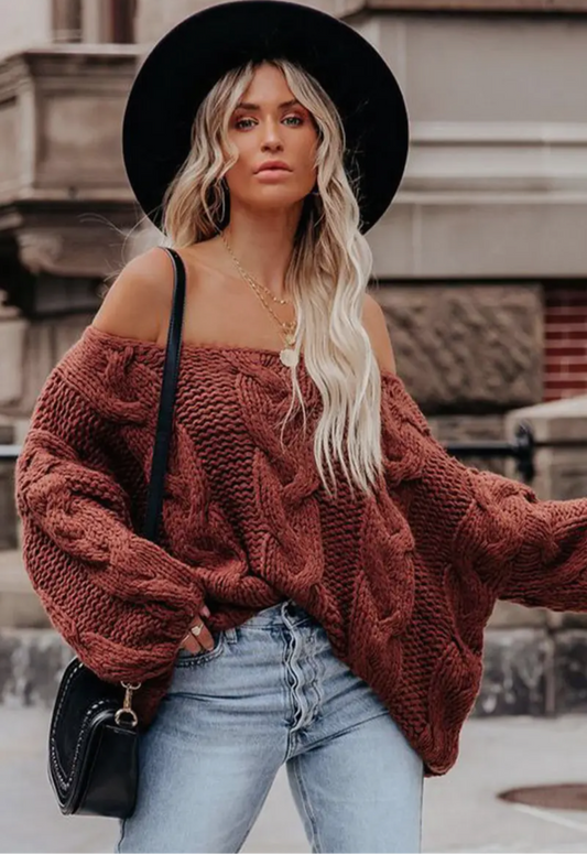 Chunky knit sweater