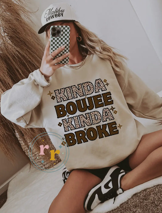 Boujee & Broke crewneck