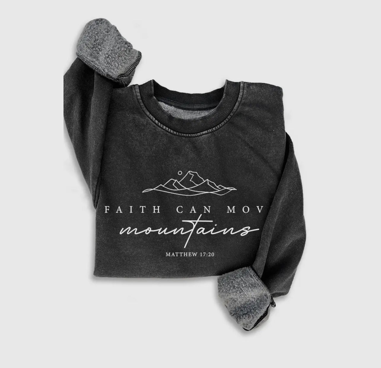 Faith can move mountains