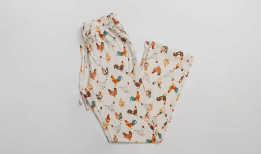 Bamboo chicken pajama pants