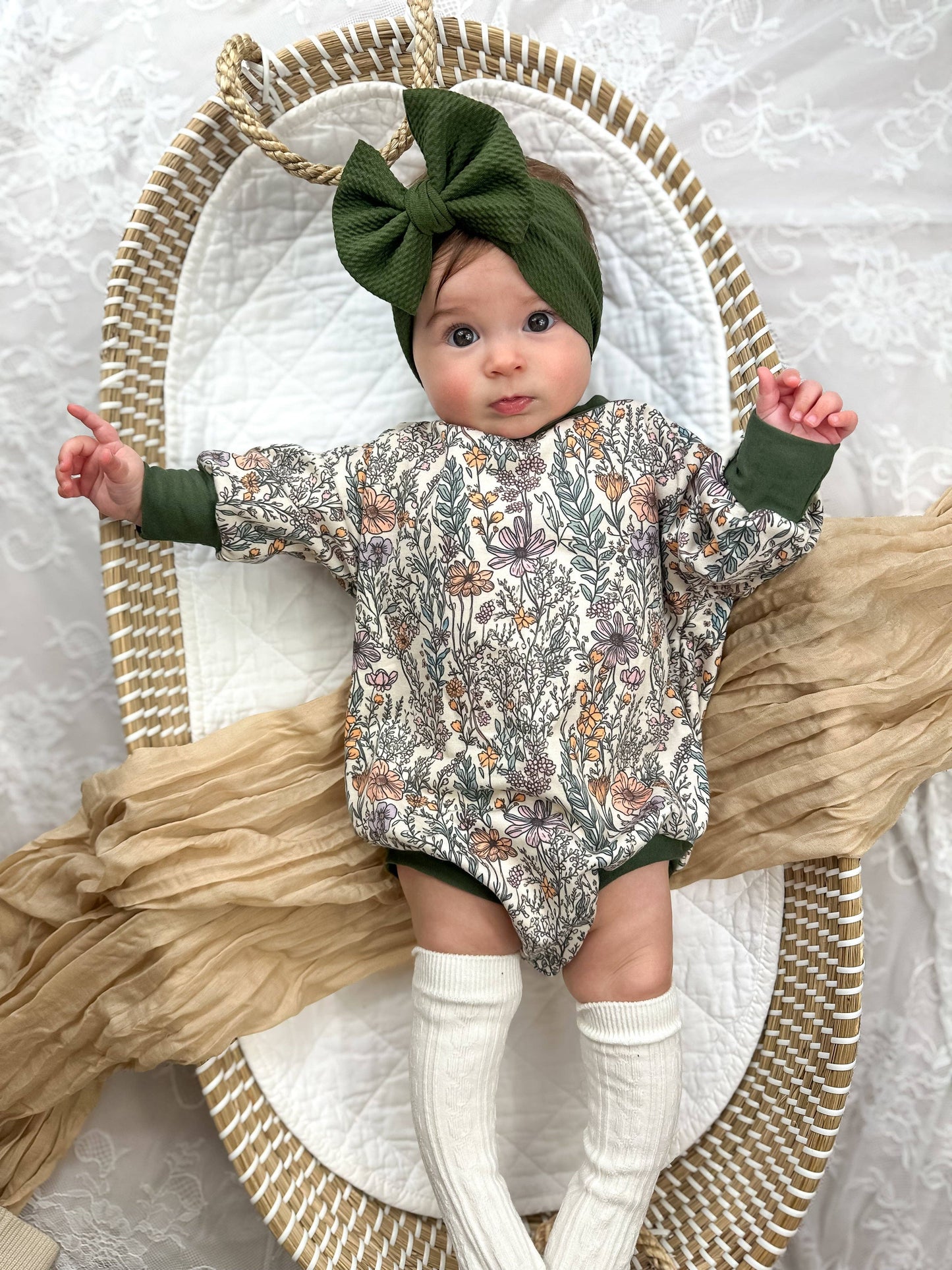 Wild Flower Bubble Romper